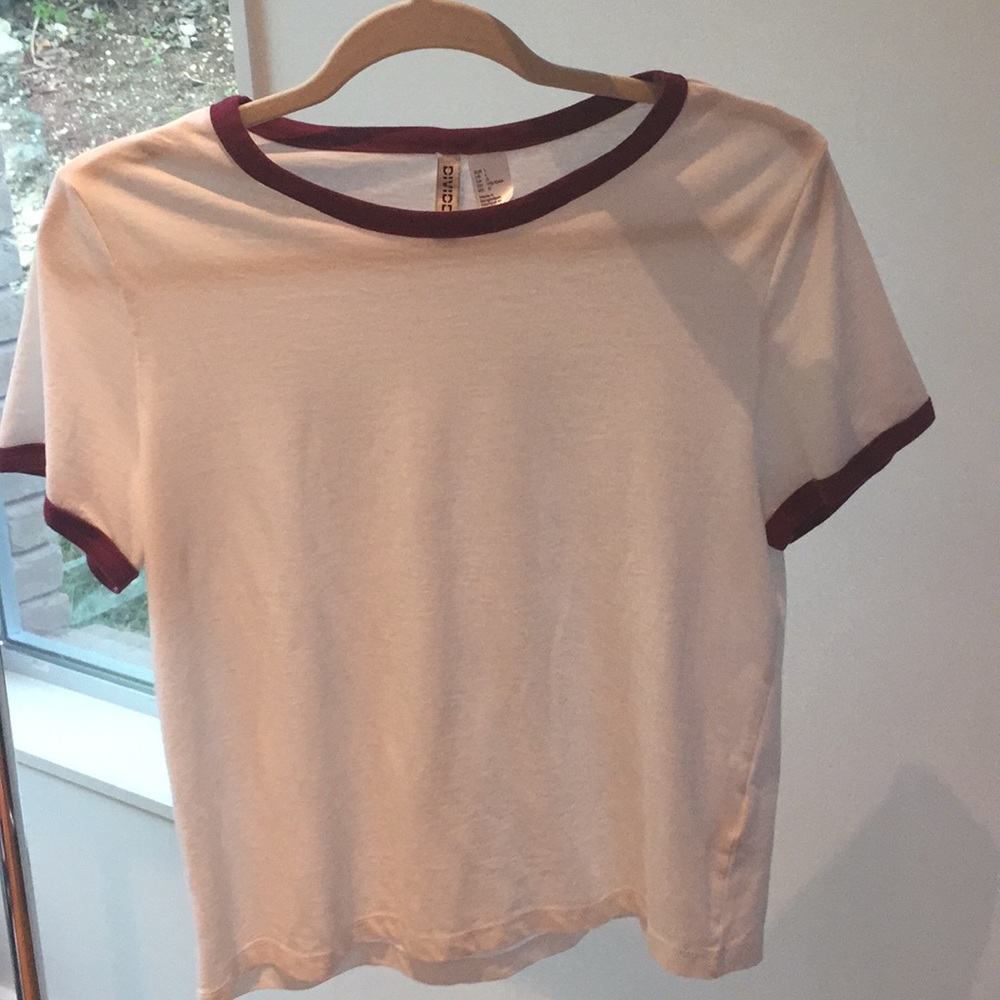 H&M white tee shirt.